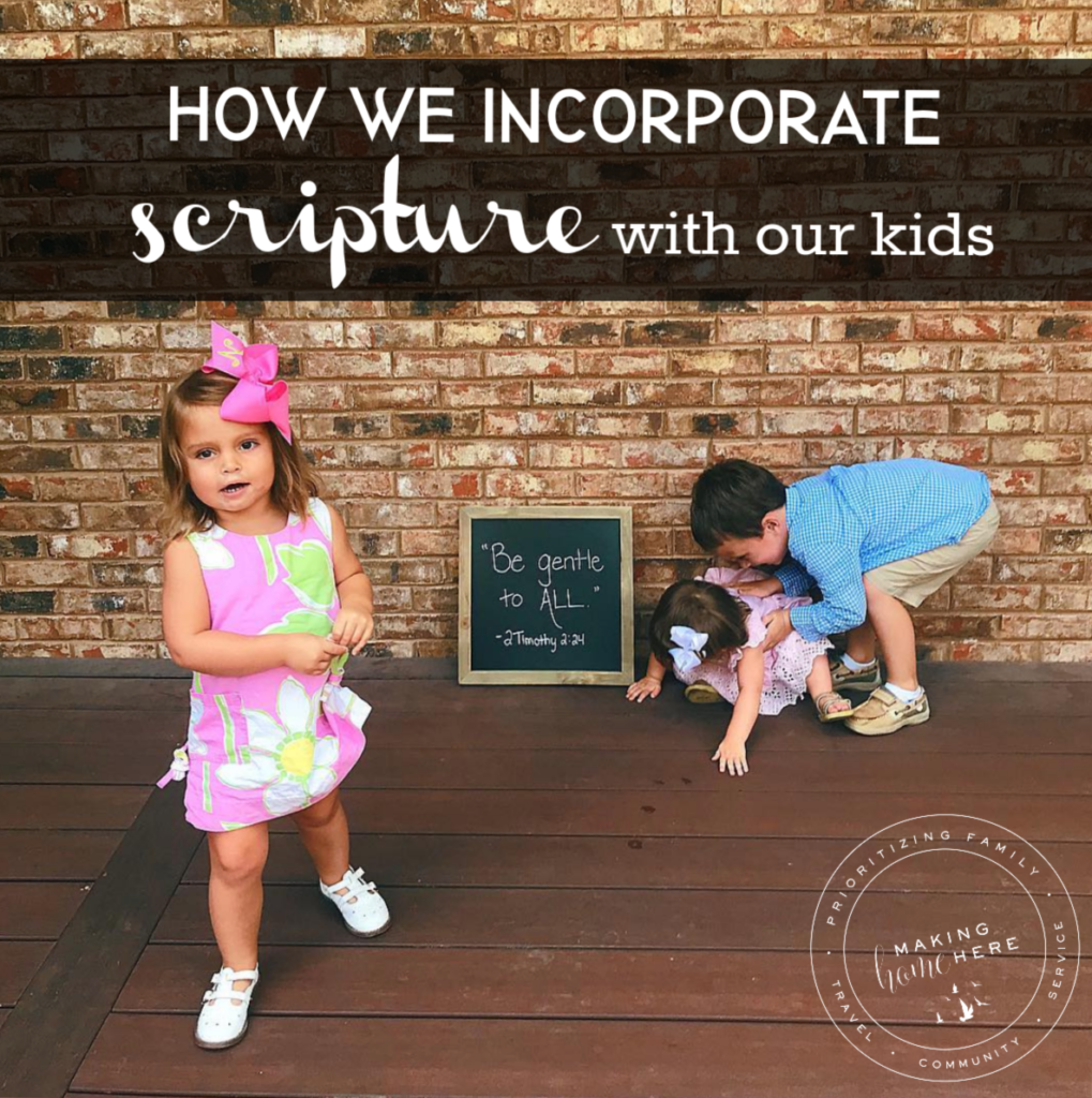 teaching the bible to your kids, memorizing scripture with your kids, learning the bible with your kids, teaching scripture to your kids, memory verse of the week, Nelsen family verse of the week