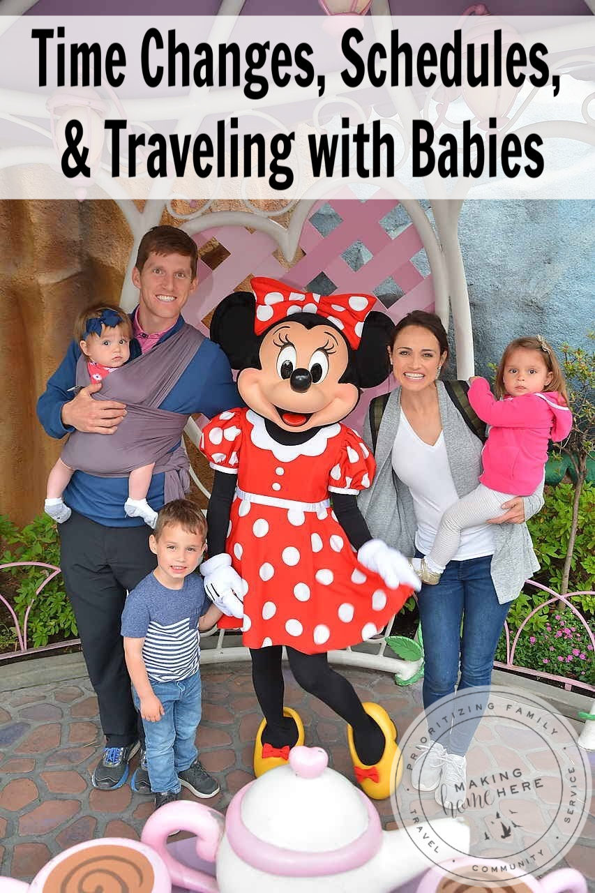 Travel Series: Time Changes, Schedules, and Traveling with Babies