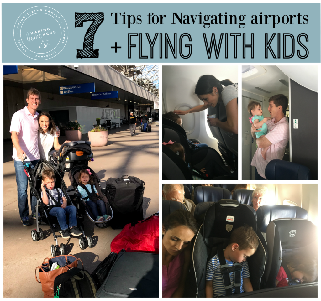 flying with kids, tips for flying with kids, tips for getting through the airport with kids, tips for traveling with kids, navigating airports with kids