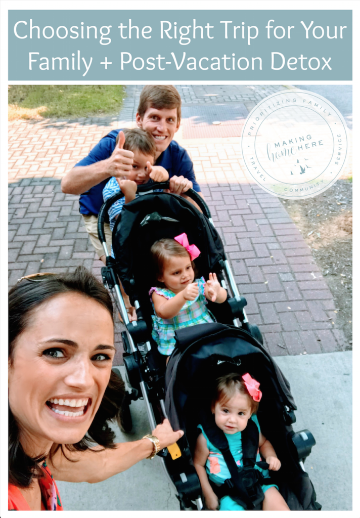 family vacation, family vacation detox, post-vacation detox, traveling as a family, ideas for traveling as a family, family trips, how to plan family trips, how to choose a family trip