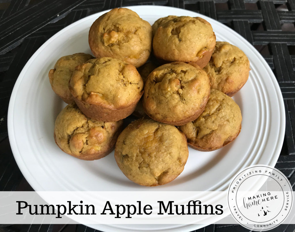 pumpkin apple muffins, fall muffins, muffin recipes, muffin recipe, pumpkin muffin recipe, apple muffin recipe, baking for fall