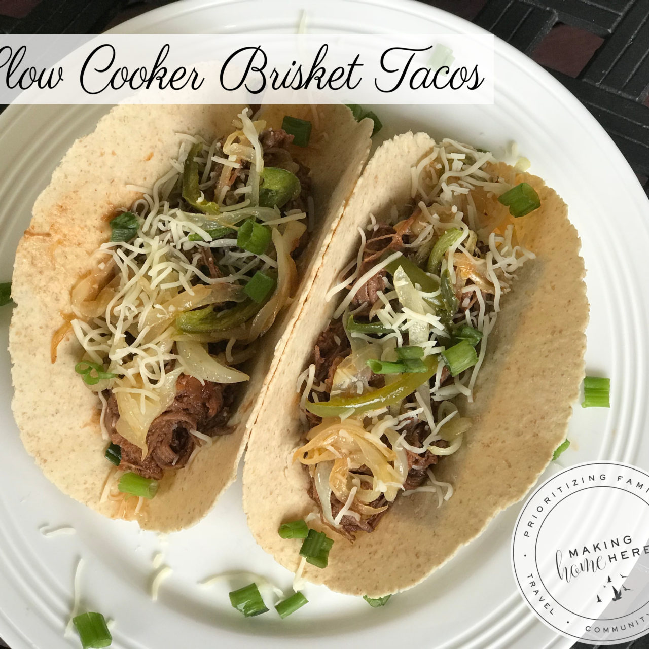 Slow Cooker Brisket Tacos