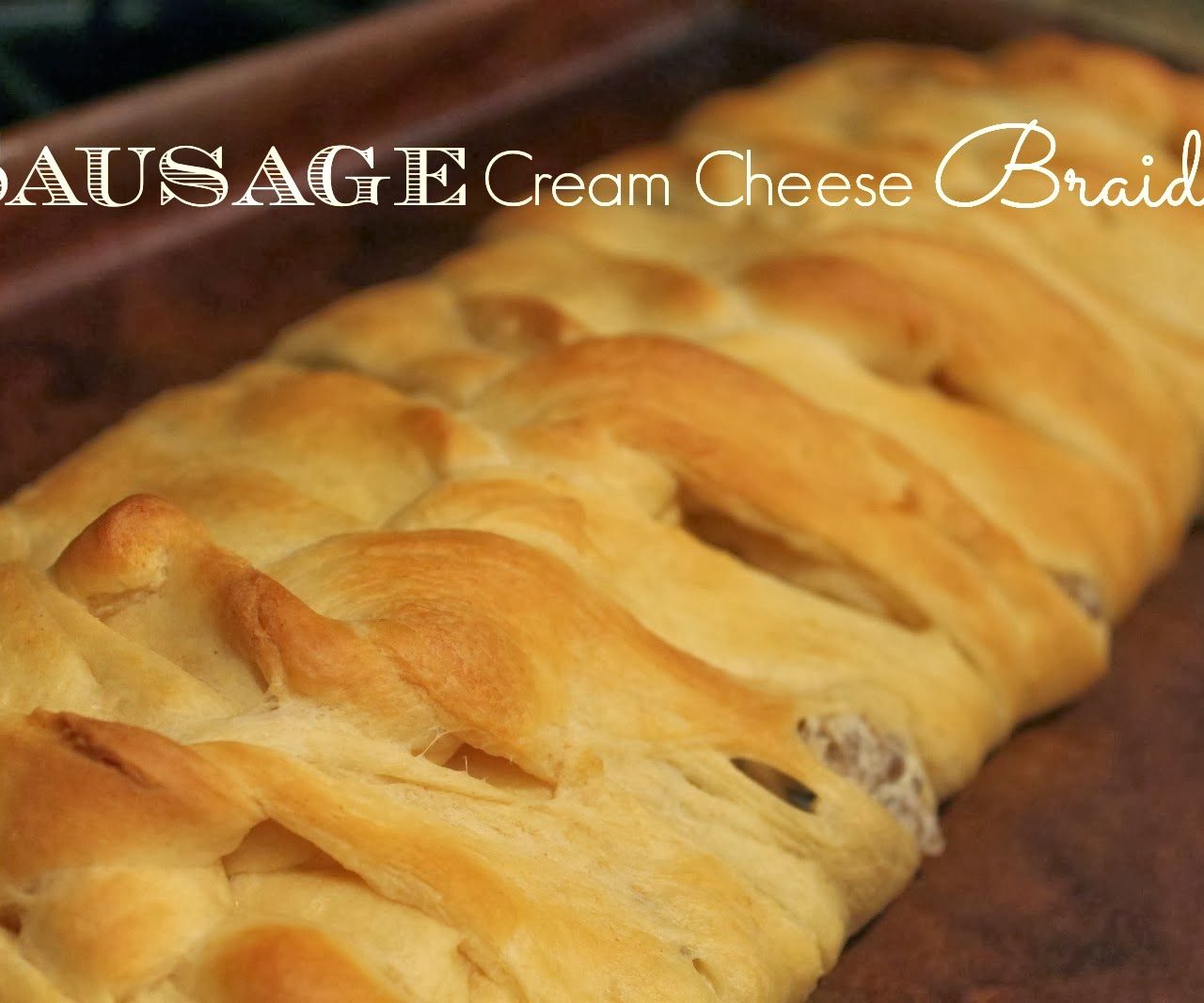 Sausage Cream Cheese Breakfast Braid
