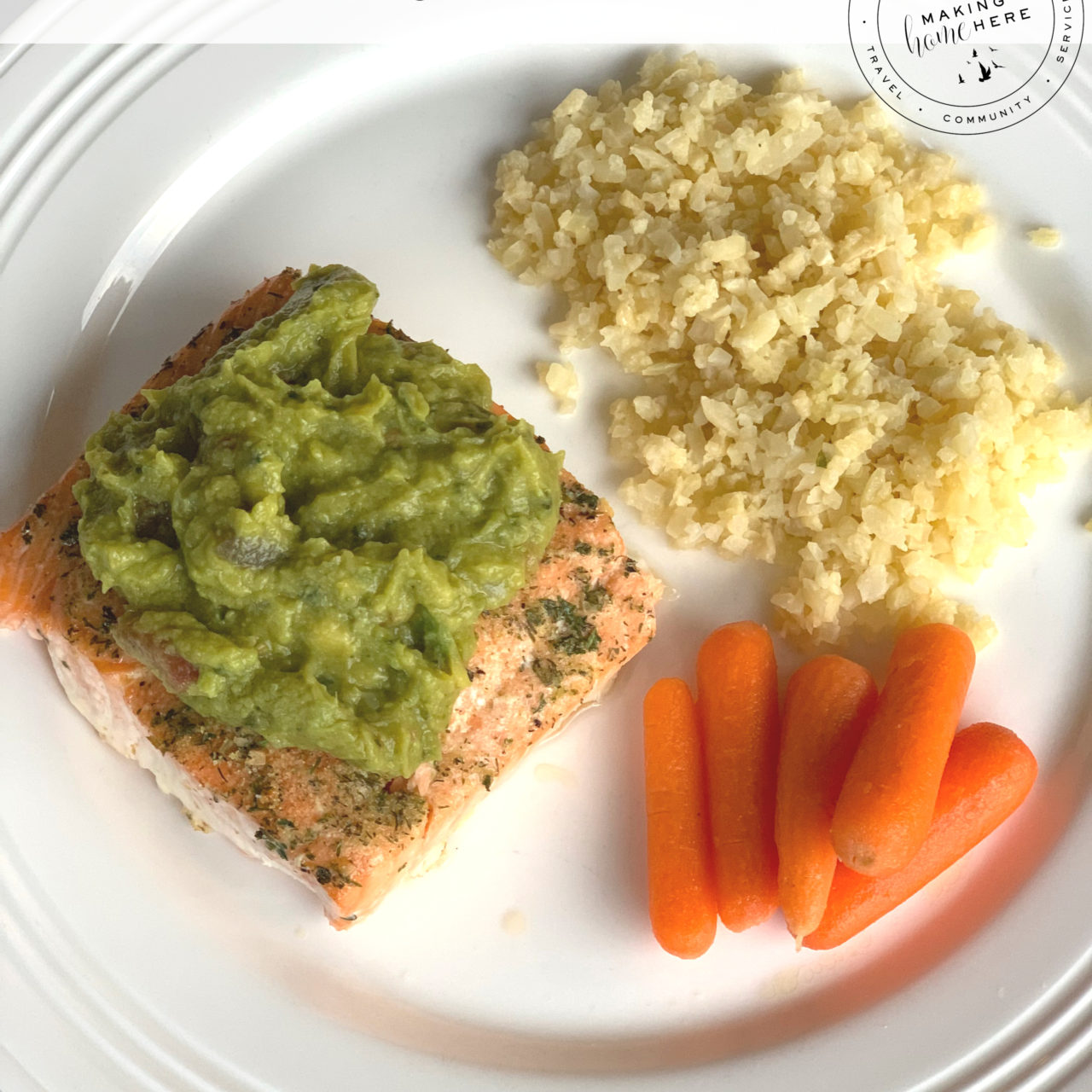 5-Minute Avocado Salmon