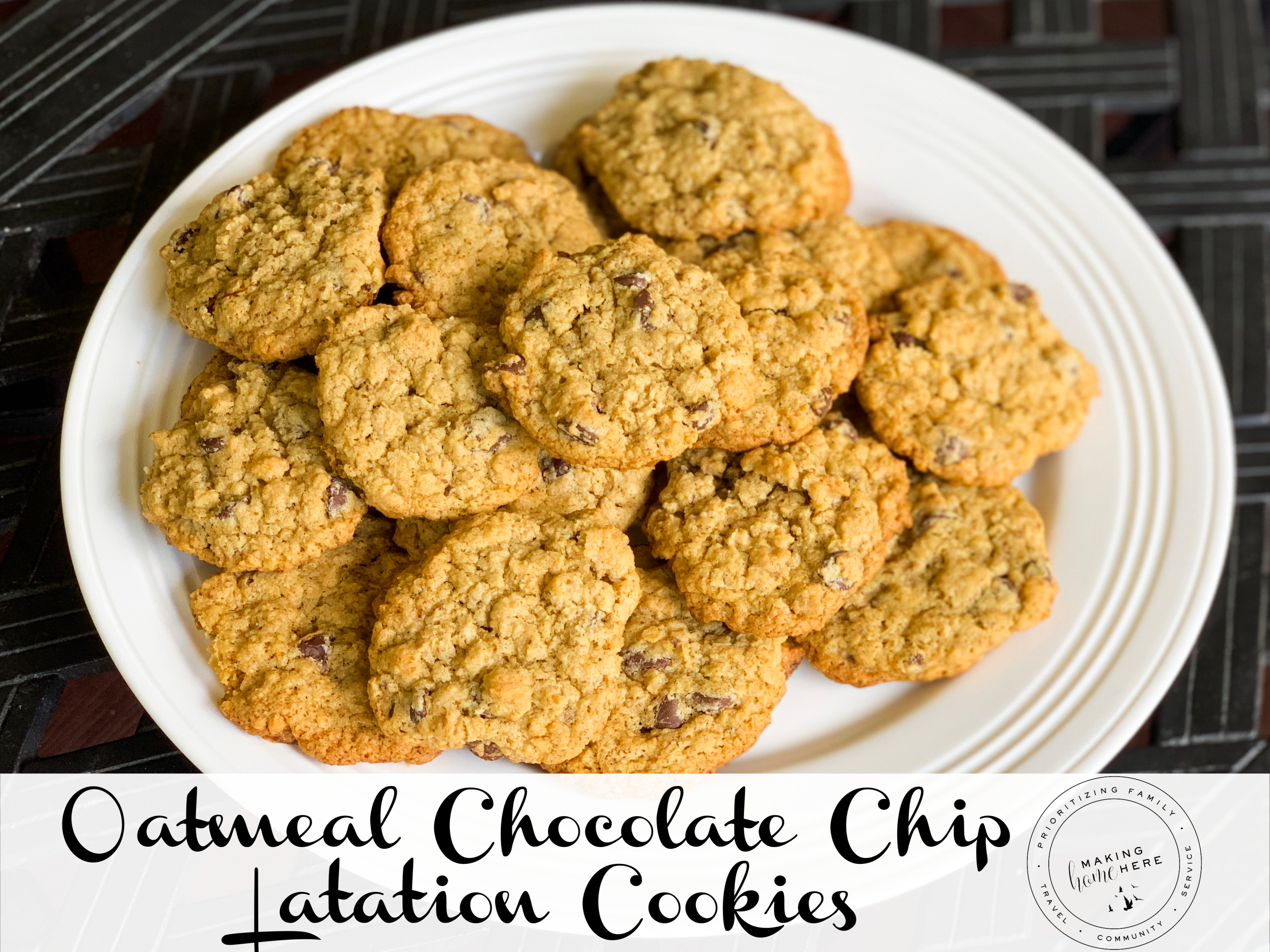 Oatmeal Chocolate Chip Lactation Cookies