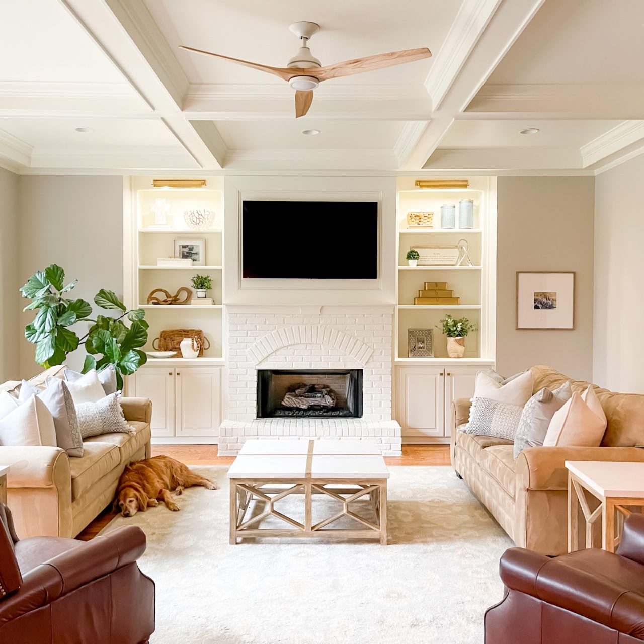 House Updates + Living Room Shelves with Outrageous Interiors